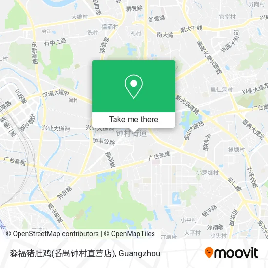 淼福猪肚鸡(番禺钟村直营店) map