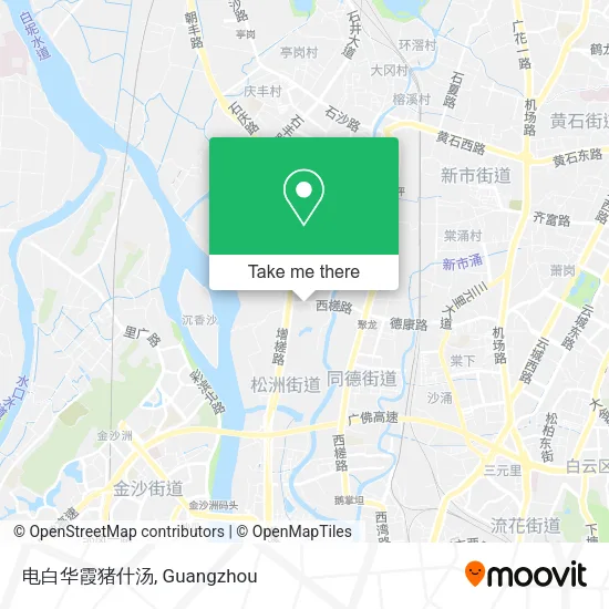 电白华霞猪什汤 map