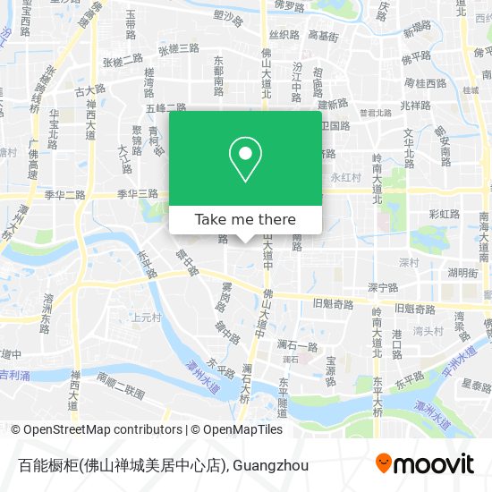 百能橱柜(佛山禅城美居中心店) map