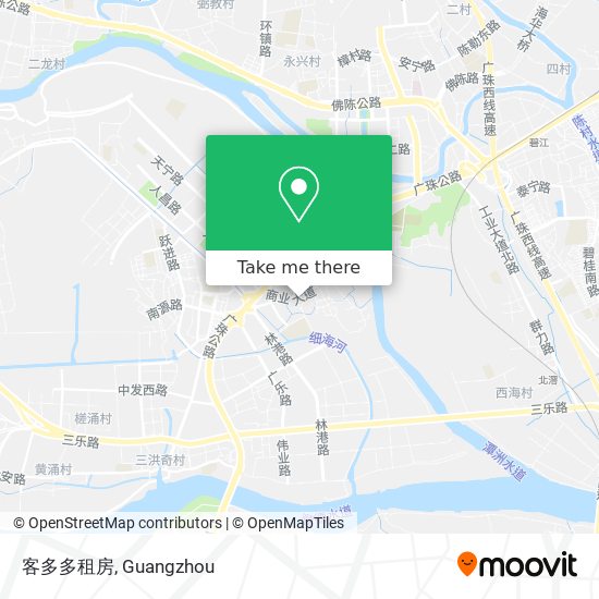 客多多租房 map