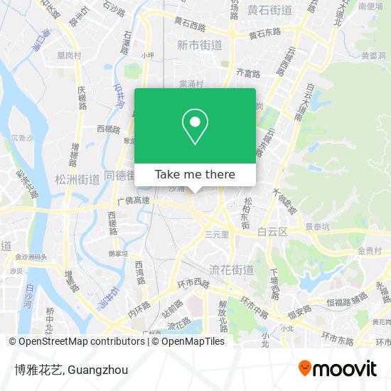 博雅花艺 map