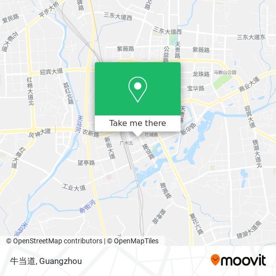 牛当道 map