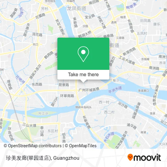 珍美发廊(翠园道店) map
