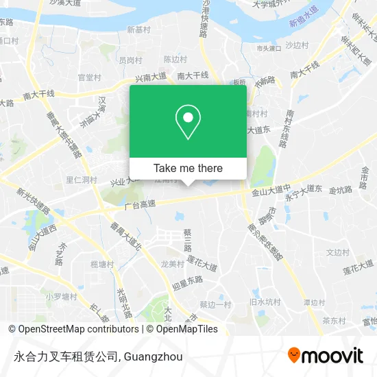 永合力叉车租赁公司 map