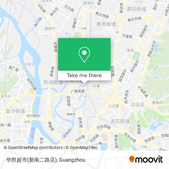 华胜超市(新南二路店) map
