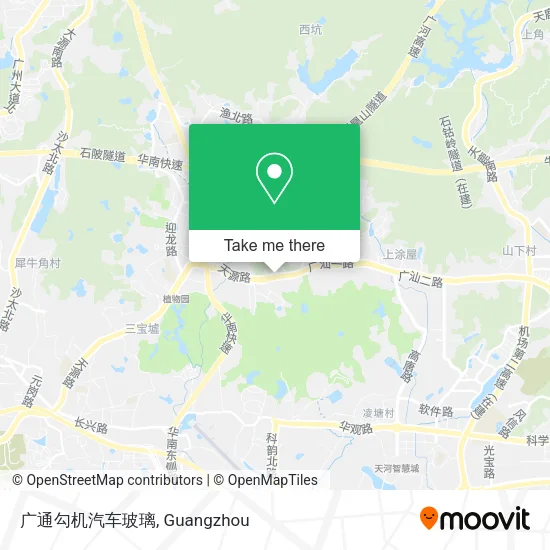 广通勾机汽车玻璃 map