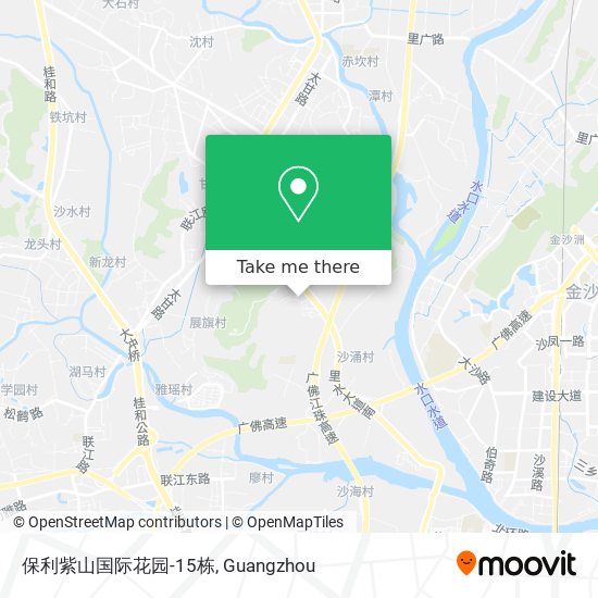 保利紫山国际花园-15栋 map