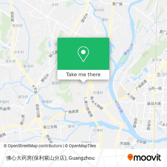 佛心大药房(保利紫山分店) map
