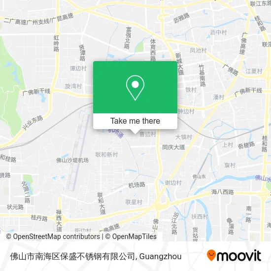 佛山市南海区保盛不锈钢有限公司 map