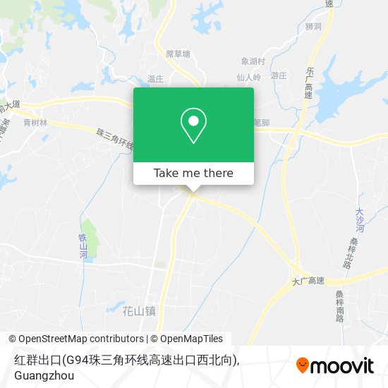 红群出口(G94珠三角环线高速出口西北向) map