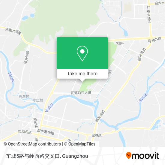 车城5路与岭西路交叉口 map
