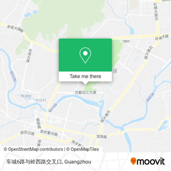 车城6路与岭西路交叉口 map