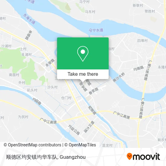 顺德区均安镇均华车队 map