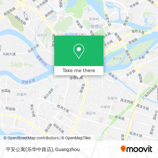 平安公寓(乐华中路店) map