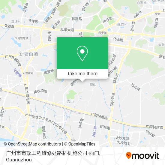广州市市政工程维修处路桥机施公司-西门 map