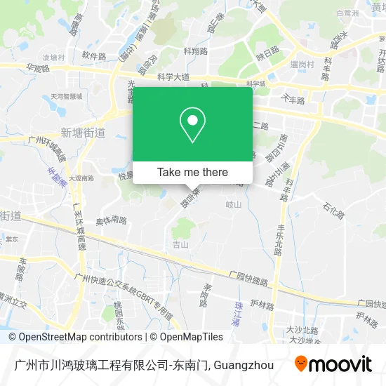 广州市川鸿玻璃工程有限公司-东南门 map