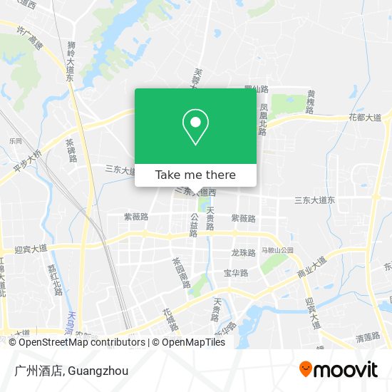 广州酒店 map