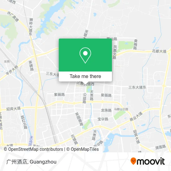 广州酒店 map
