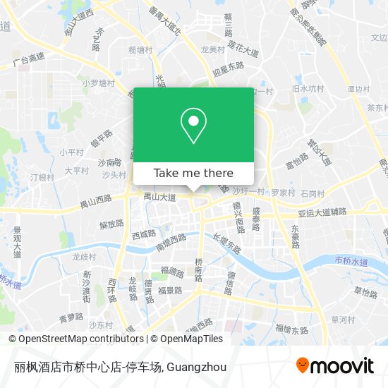 丽枫酒店市桥中心店-停车场 map