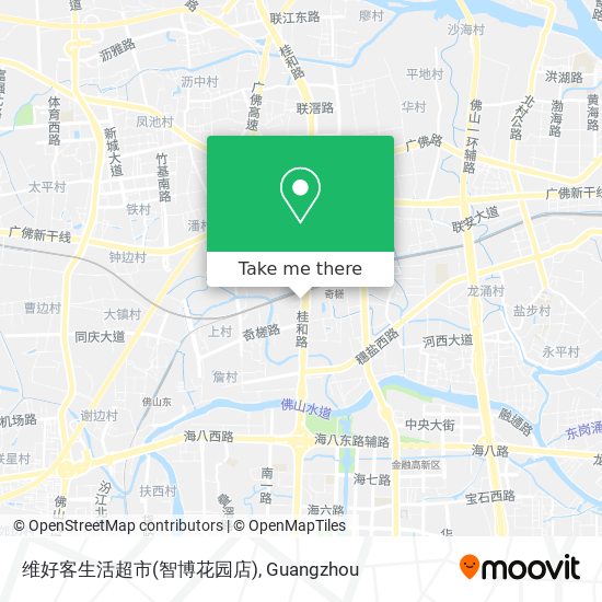 维好客生活超市(智博花园店) map