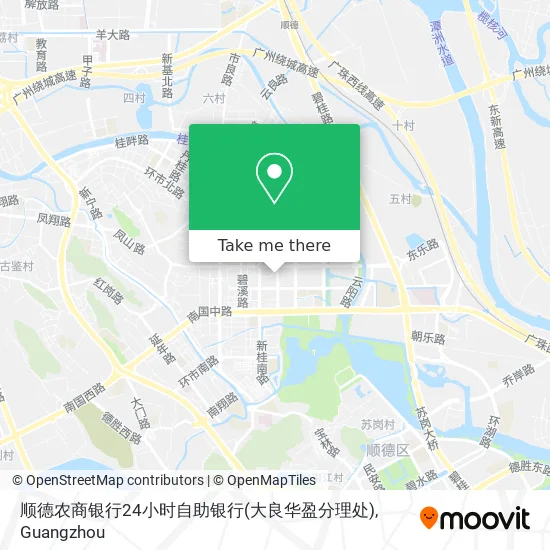 顺德农商银行24小时自助银行(大良华盈分理处) map