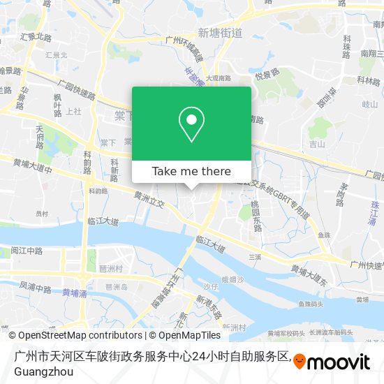 广州市天河区车陂街政务服务中心24小时自助服务区 map