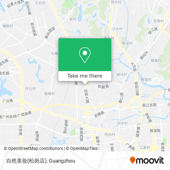 自然美妆(松岗店) map