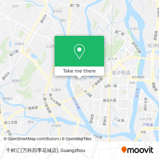 千鲜汇(万科四季花城店) map
