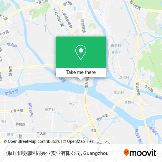 佛山市顺德区同兴业实业有限公司 map