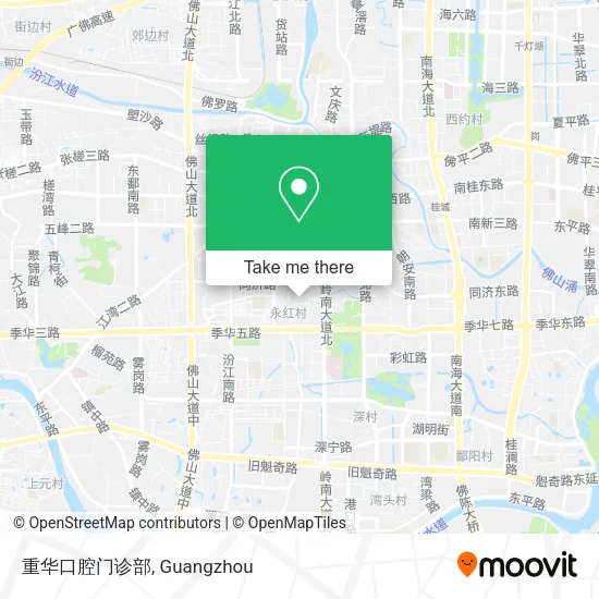 重华口腔门诊部 map