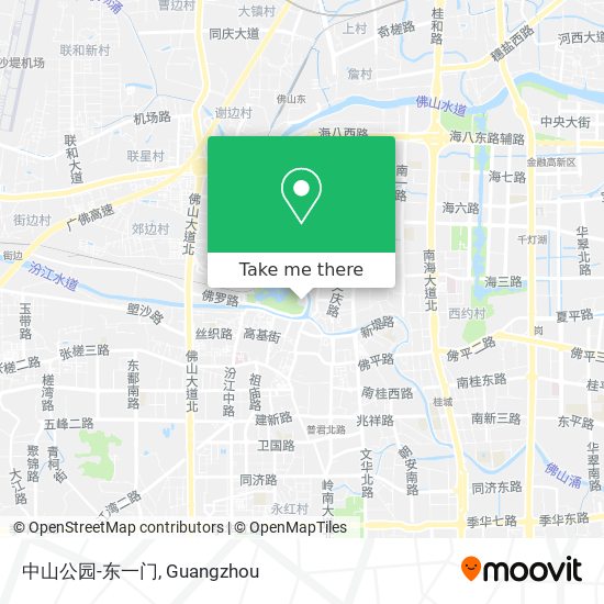 中山公园-东一门 map