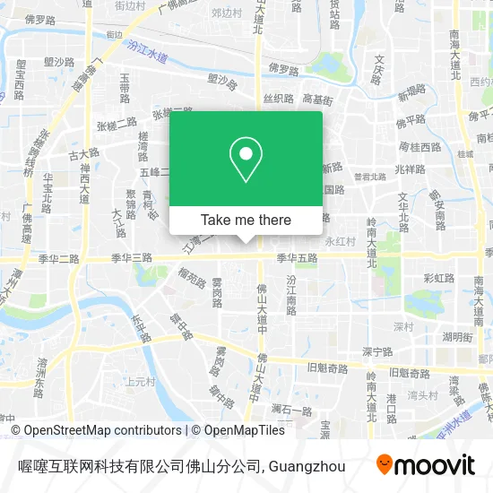 喔噻互联网科技有限公司佛山分公司 map