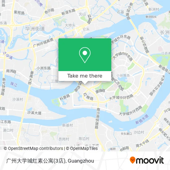 广州大学城红素公寓(3店) map