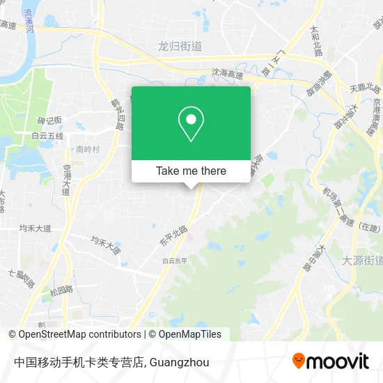 中国移动手机卡类专营店 map