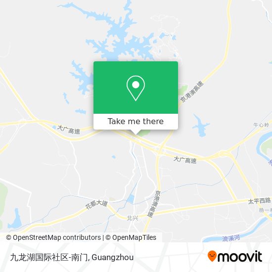 九龙湖国际社区-南门 map