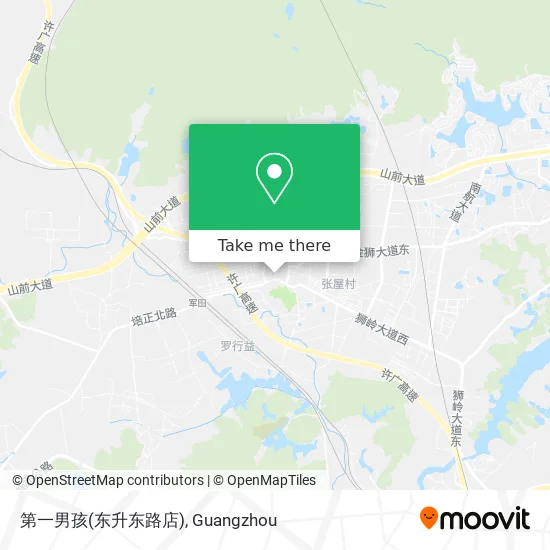 第一男孩(东升东路店) map