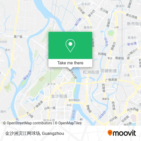 金沙洲滨江网球场 map