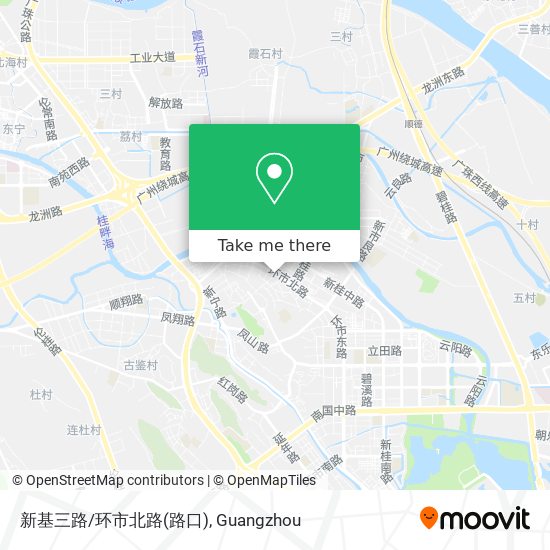 新基三路/环市北路(路口) map