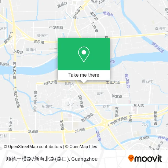 顺德一横路/新海北路(路口) map