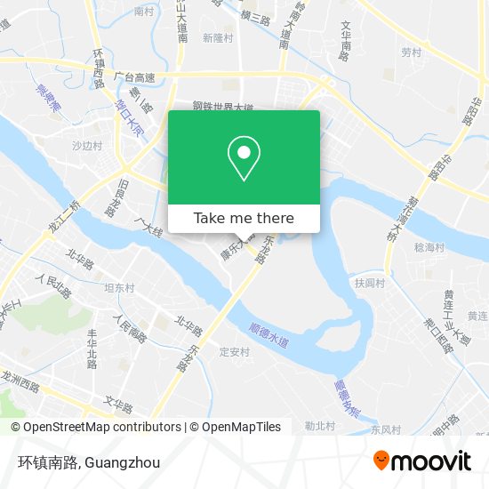 环镇南路 map