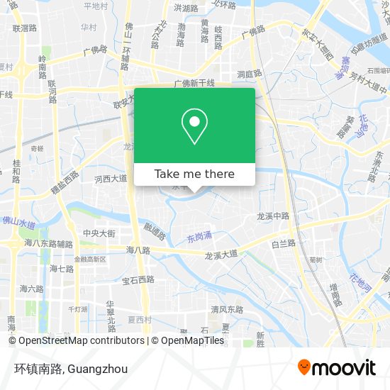 环镇南路 map