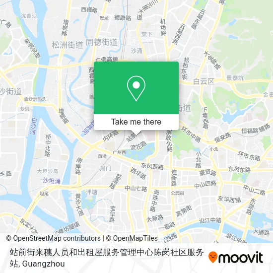 站前街来穗人员和出租屋服务管理中心陈岗社区服务站 map