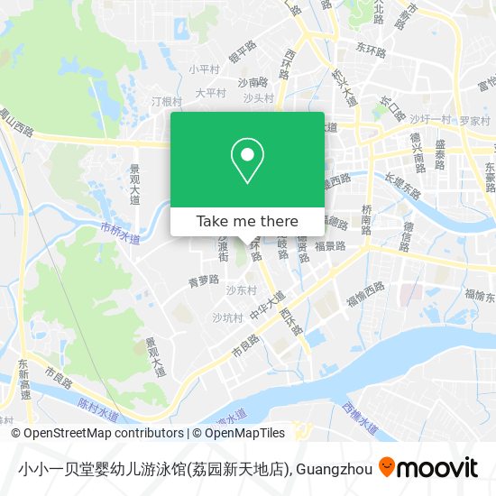 小小一贝堂婴幼儿游泳馆(荔园新天地店) map