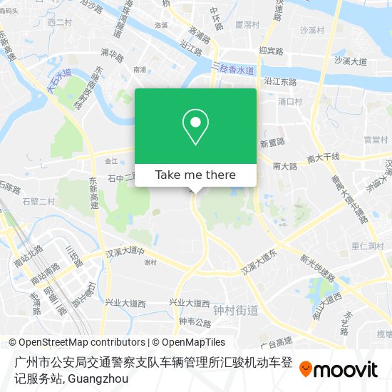广州市公安局交通警察支队车辆管理所汇骏机动车登记服务站 map