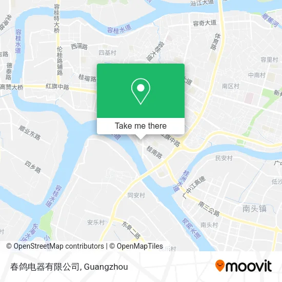 春鸽电器有限公司 map
