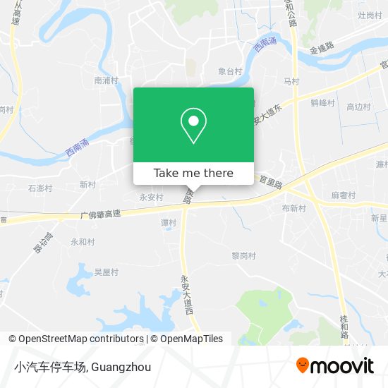 小汽车停车场 map