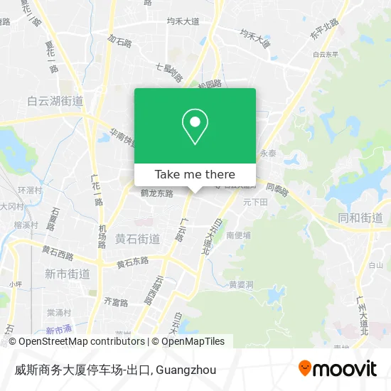 威斯商务大厦停车场-出口 map