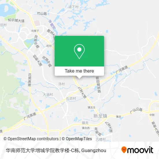 华南师范大学增城学院教学楼-C栋 map