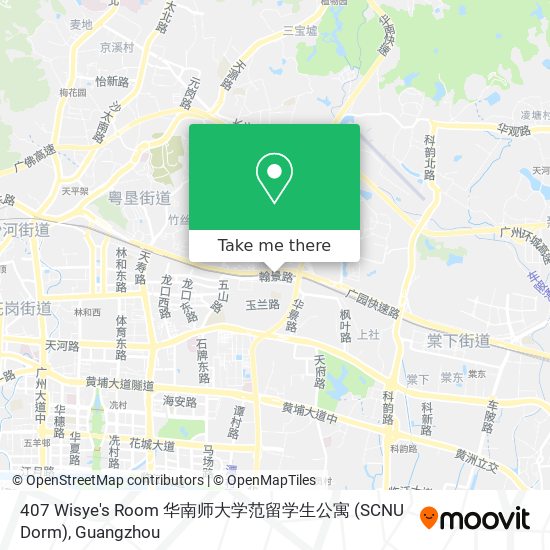 407 Wisye's Room 华南师大学范留学生公寓 (SCNU Dorm) map