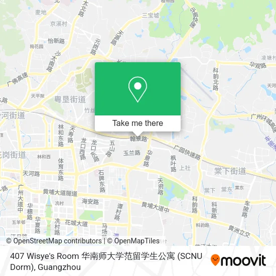 407 Wisye's Room 华南师大学范留学生公寓 (SCNU Dorm) map
